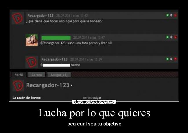 Lucha por lo que quieres - 