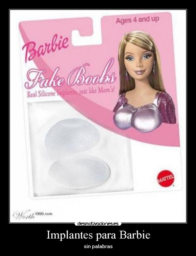 Implantes para Barbie -