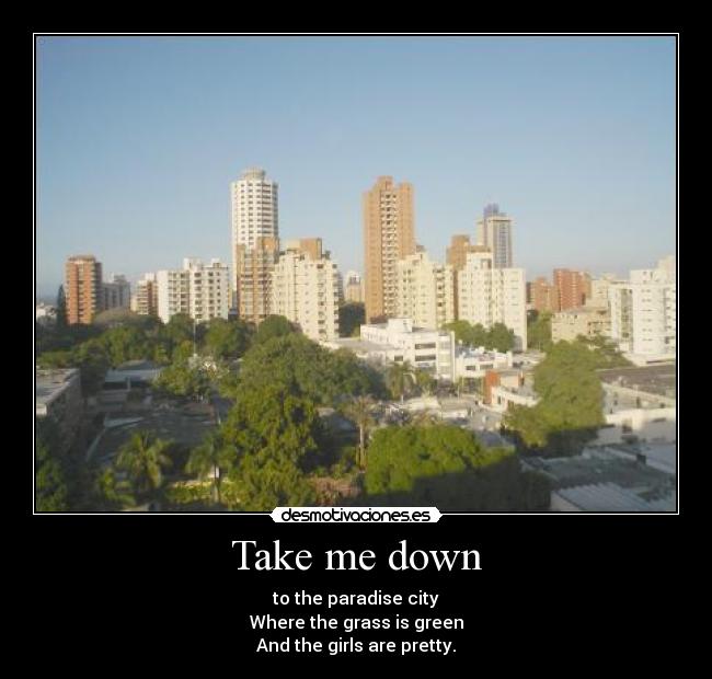 Take me down - 