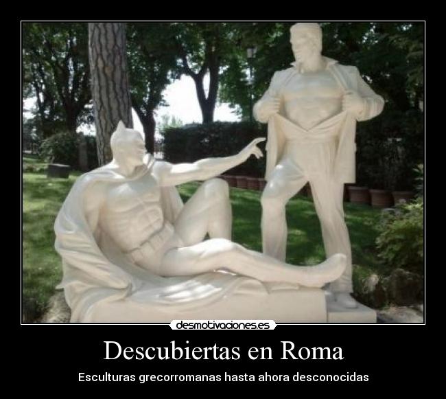 Descubiertas en Roma - Esculturas grecorromanas hasta ahora desconocidas