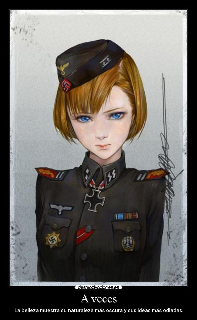 A veces - La belleza muestra su naturaleza más oscura y sus ideas más odiadas.