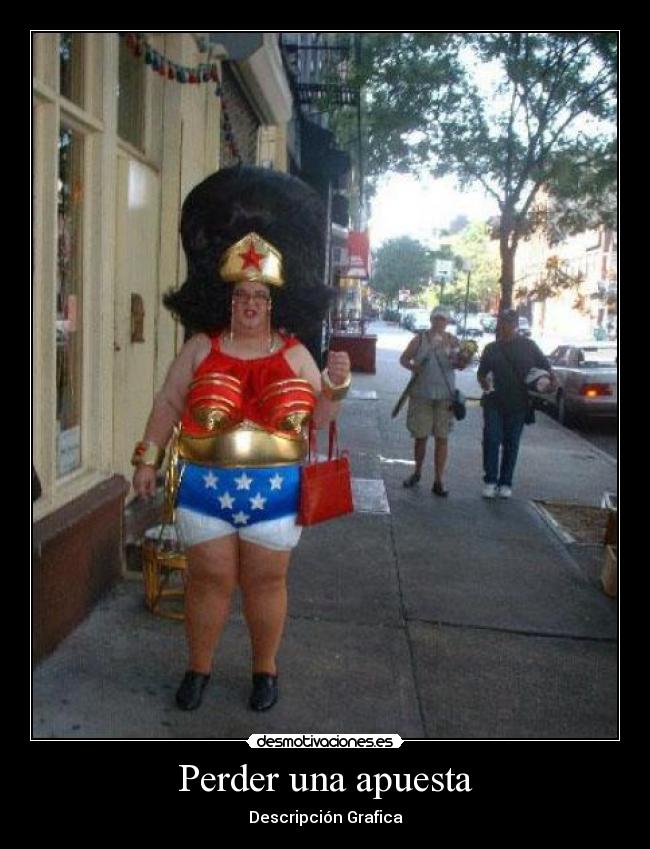 Perder una apuesta - Descripción Grafica