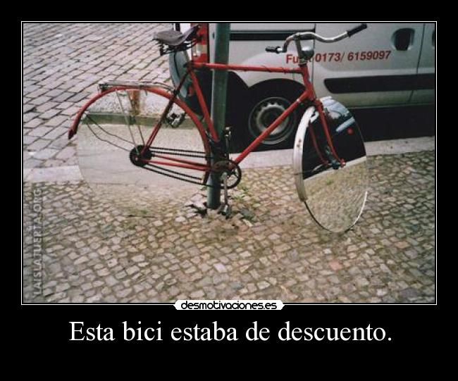 Esta bici estaba de descuento. - 