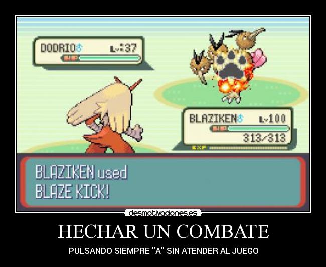 HECHAR UN COMBATE - PULSANDO SIEMPRE A SIN ATENDER AL JUEGO