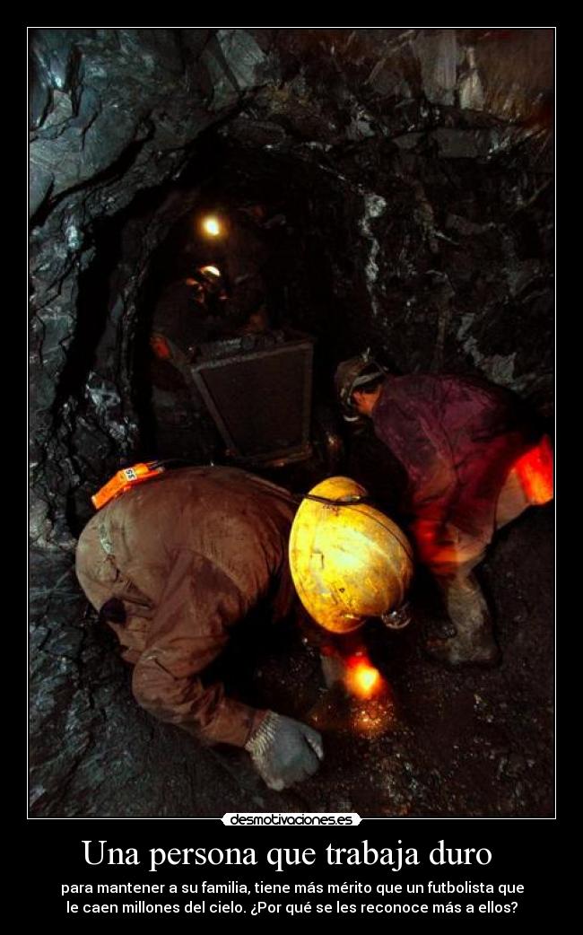 Una persona que trabaja duro  - 