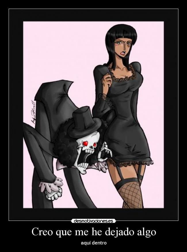 Creo que me he dejado algo -