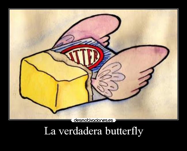 carteles butterfly desmotivaciones