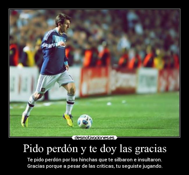 Pido perdón y te doy las gracias - 