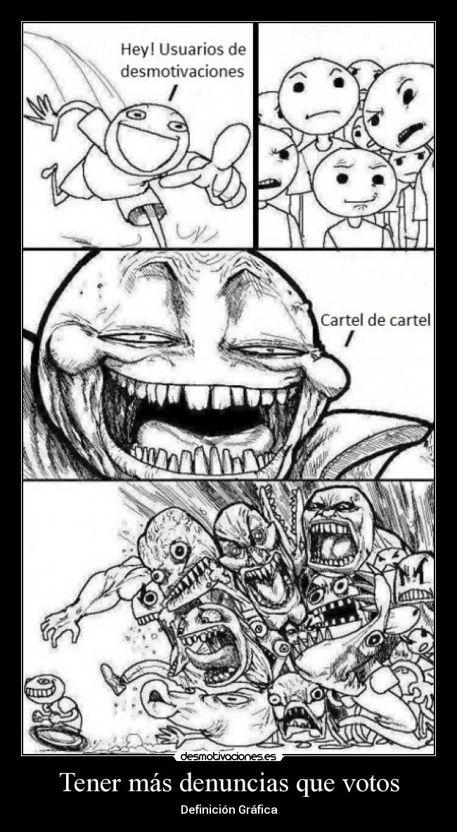 Tener más denuncias que votos -