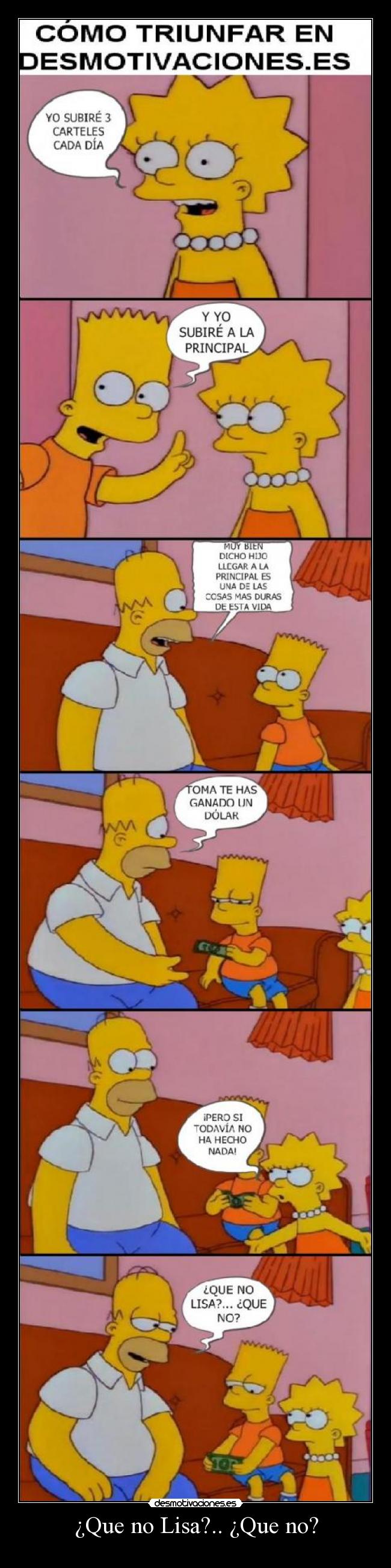 ¿Que no Lisa?.. ¿Que no? - 
