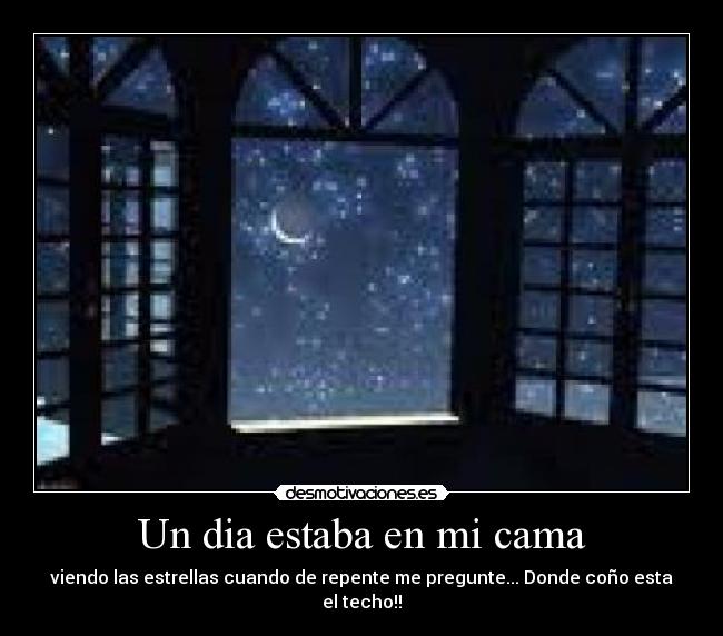 Un dia estaba en mi cama -