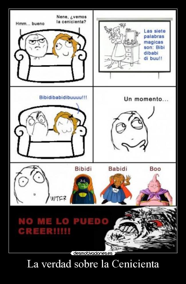 carteles verdad sobre cenicienta desmotivaciones