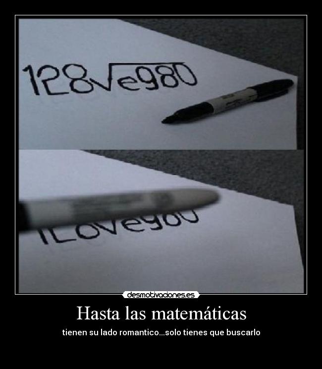 Hasta las matemáticas - 