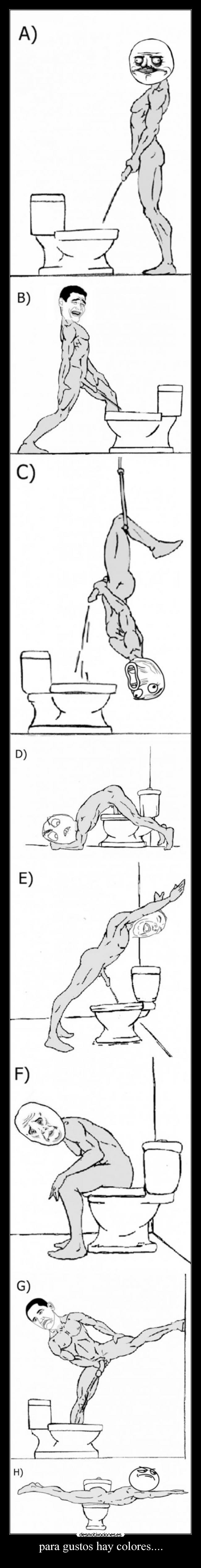 para gustos hay colores.... -