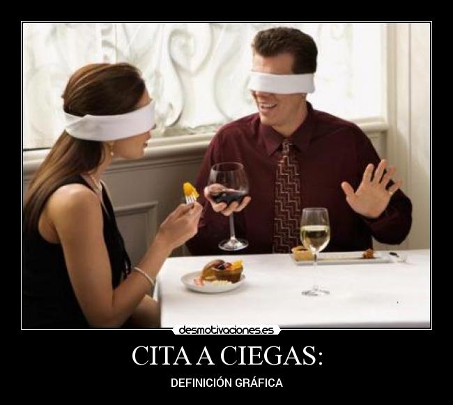 CITA A CIEGAS: - DEFINICIÓN GRÁFICA