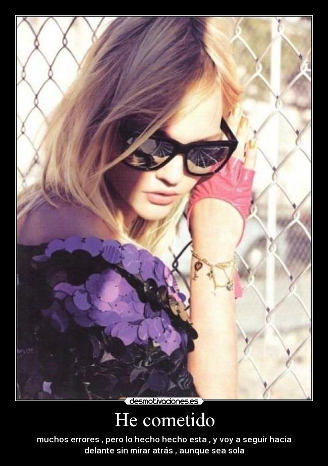He cometido - 