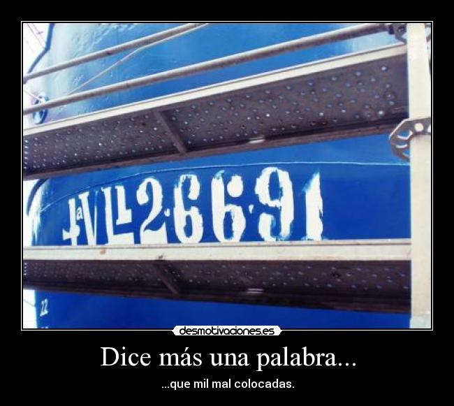 Dice más una palabra... - 