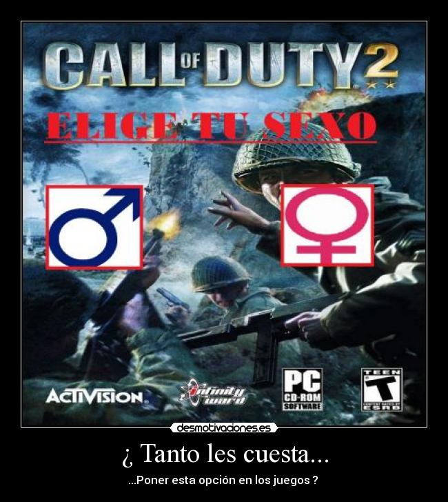 ¿ Tanto les cuesta... - ...Poner esta opción en los juegos ?