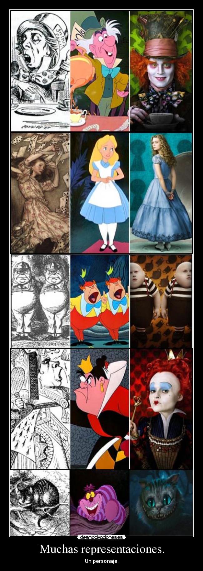 Muchas representaciones. - 