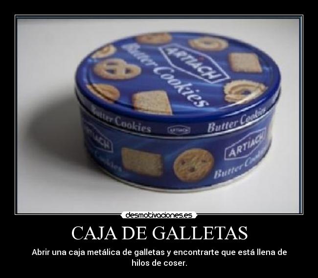 CAJA DE GALLETAS - 