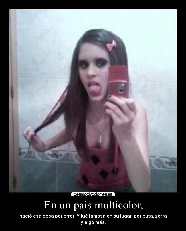 En un país multicolor, -