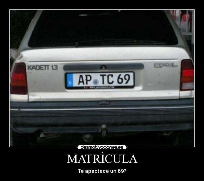 MATRÌCULA - 