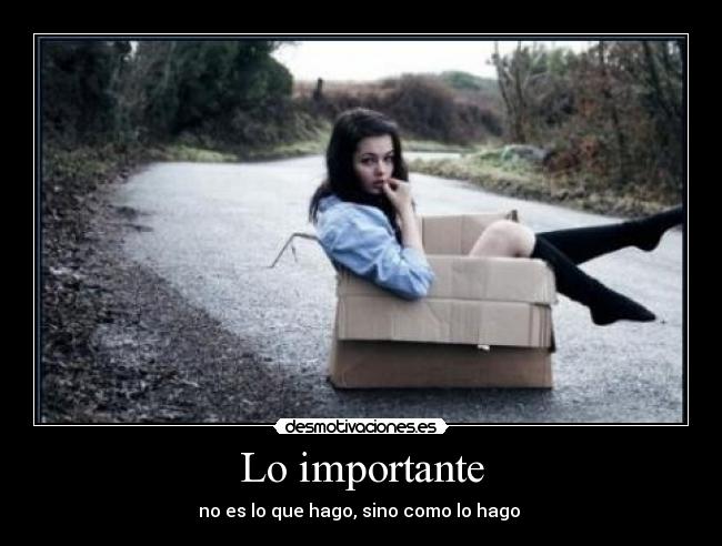 Lo importante - 