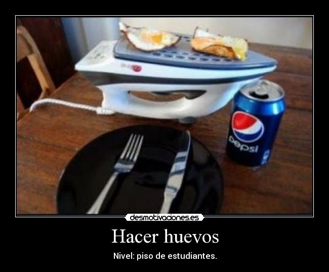 Hacer huevos - Nivel: piso de estudiantes.