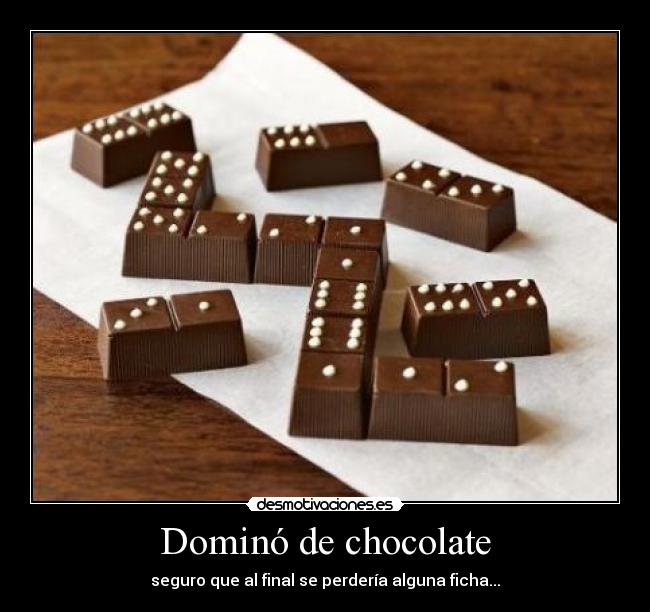 Dominó de chocolate - 