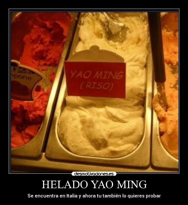 HELADO YAO MING - 