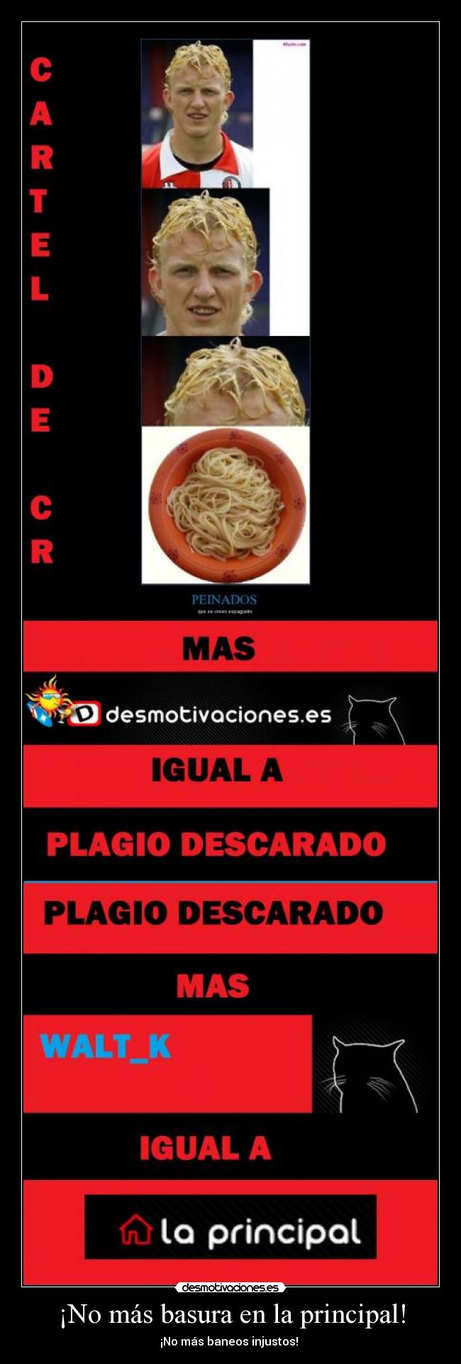 ¡No más basura en la principal! -