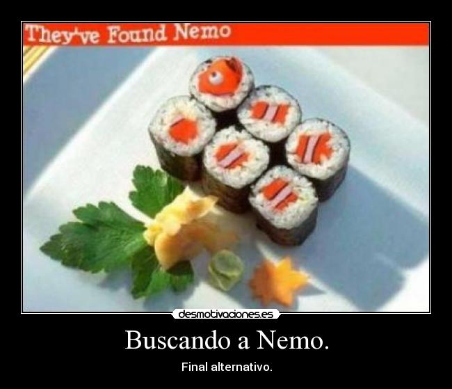 Buscando a Nemo. - Final alternativo.