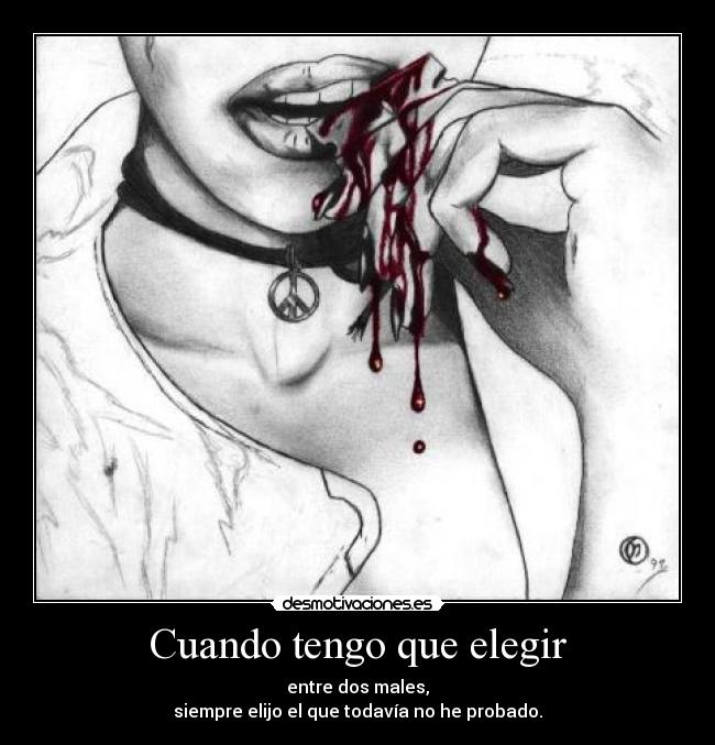 carteles cuando tengo que elegir desmotivaciones