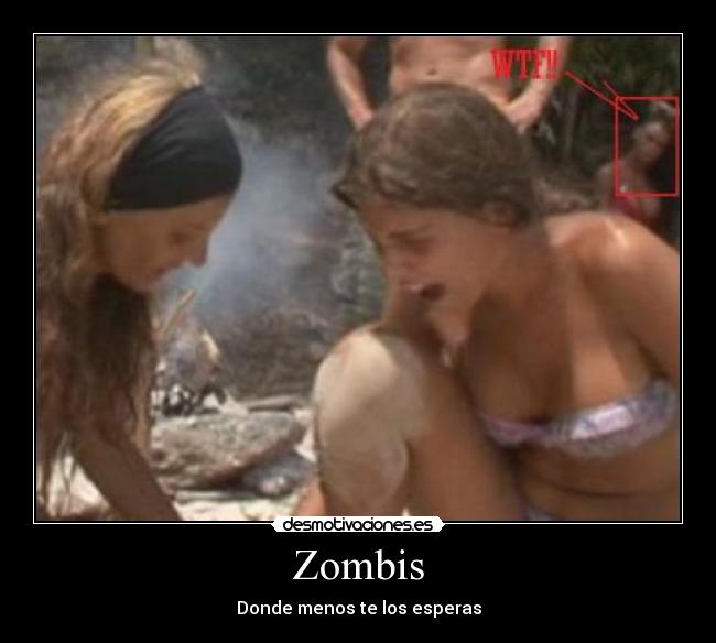 carteles zombis desmotivaciones