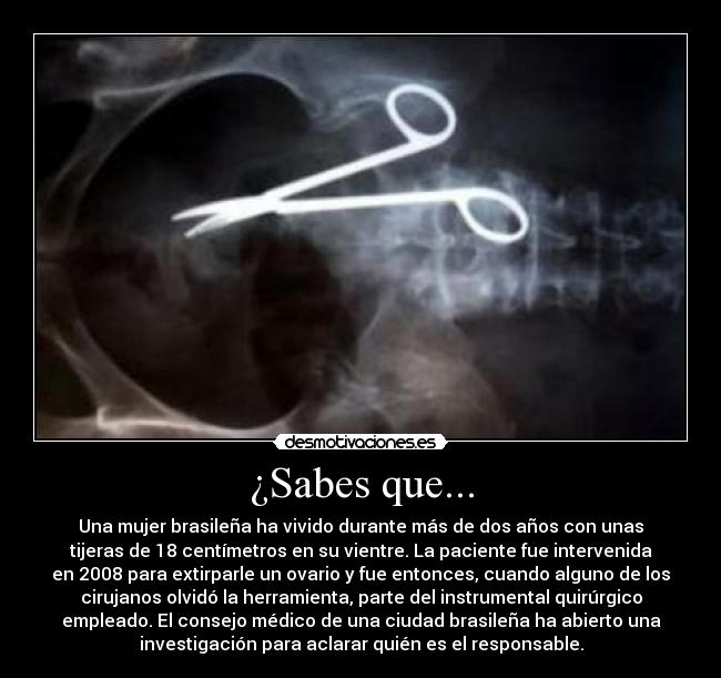 ¿Sabes que... - 