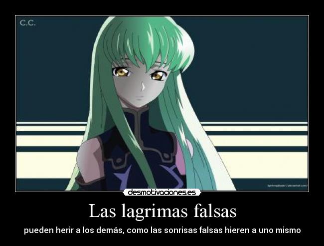 Las lagrimas falsas -