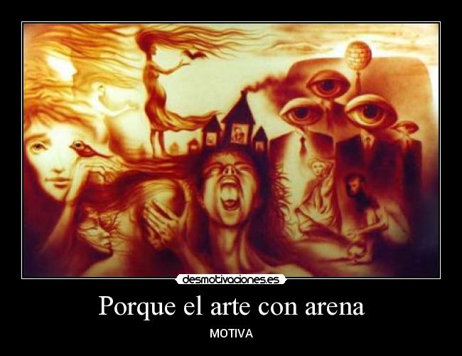 Porque el arte con arena - 