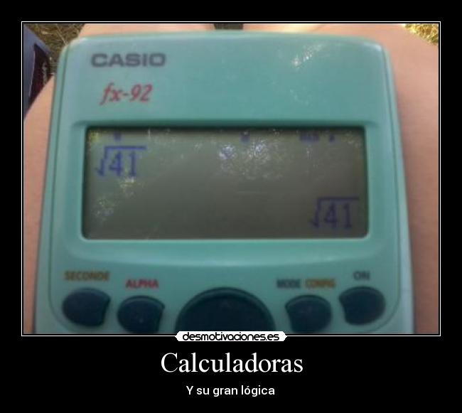 Calculadoras -
