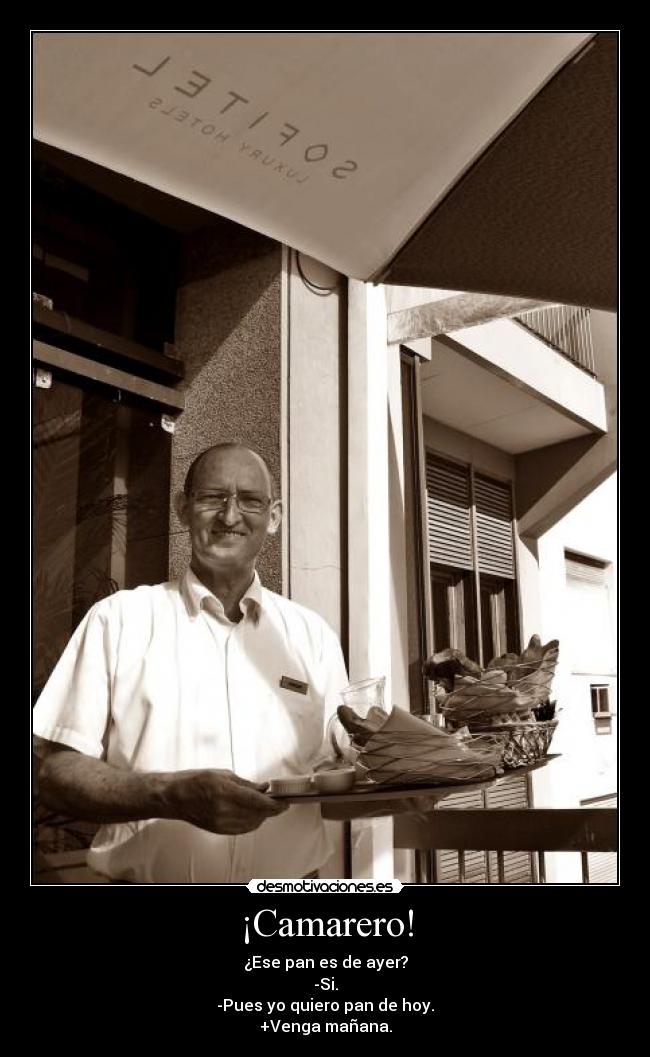 ¡Camarero! -