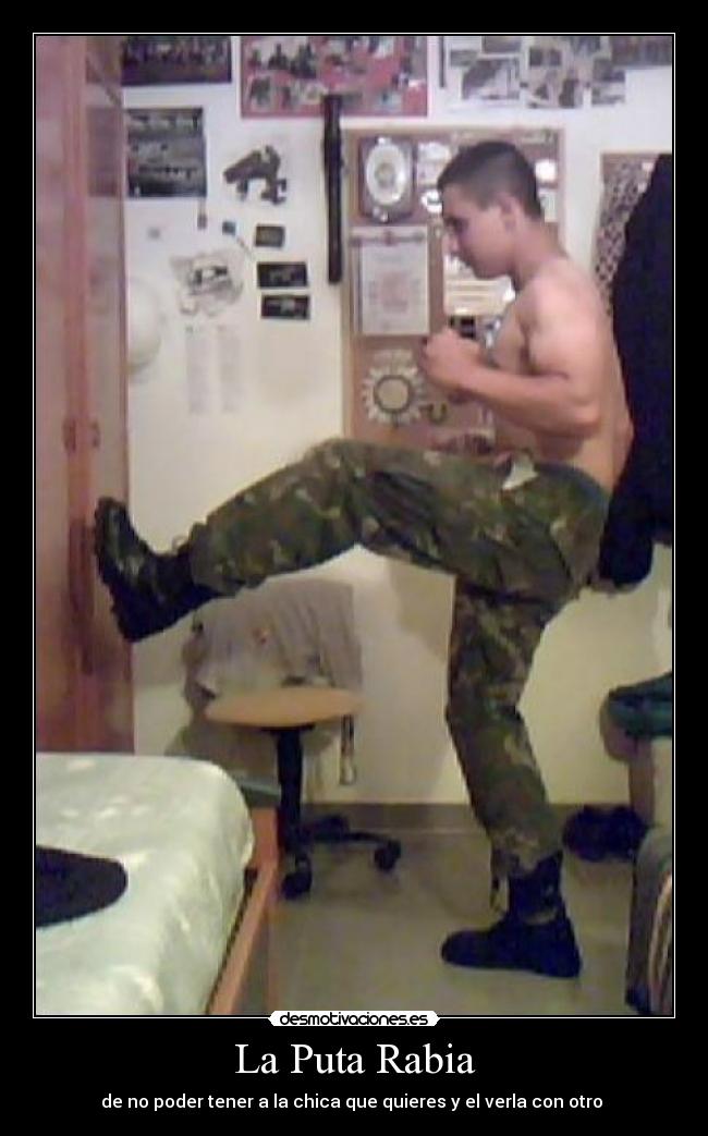 La Puta Rabia - de no poder tener a la chica que quieres y el verla con otro