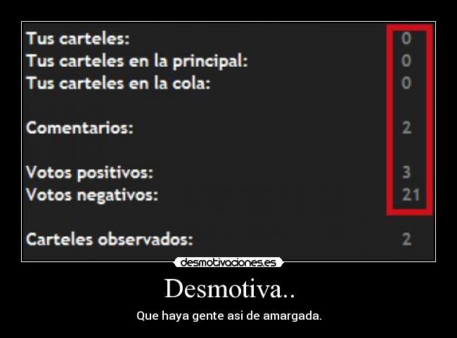 Desmotiva.. -