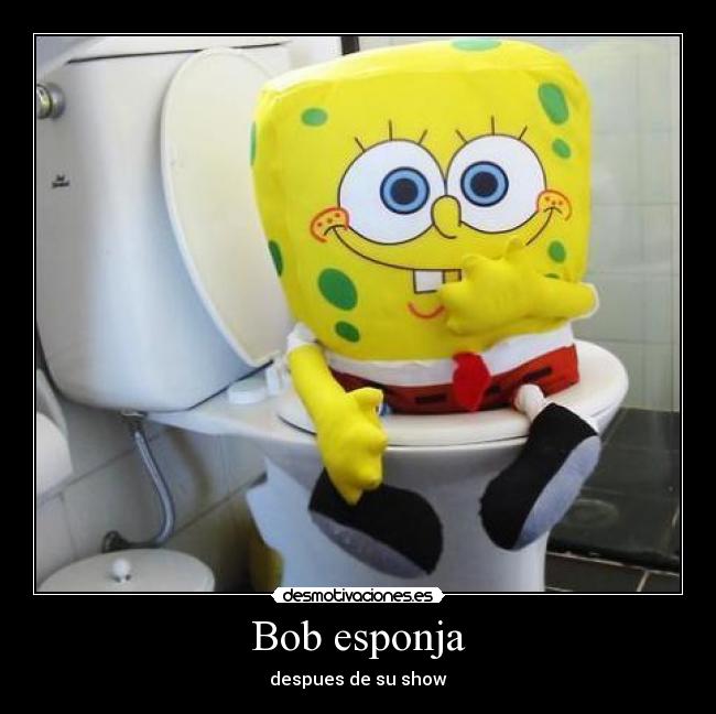 Bob esponja - despues de su show