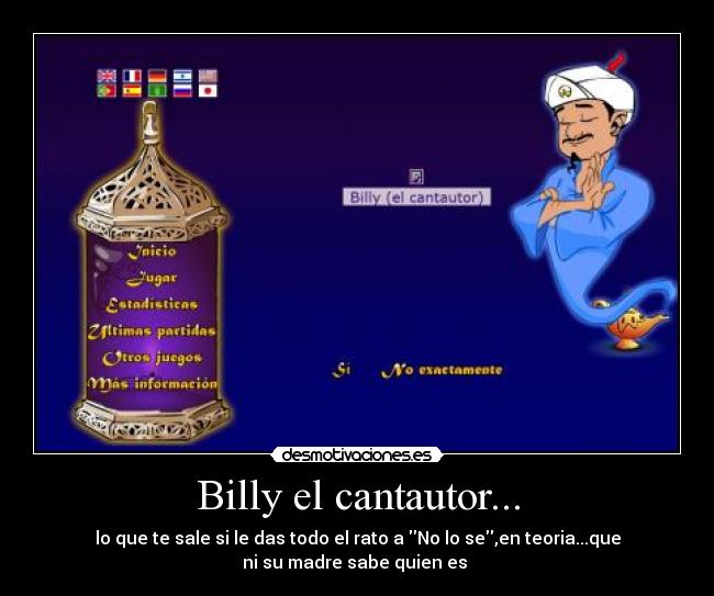 Billy el cantautor... -
