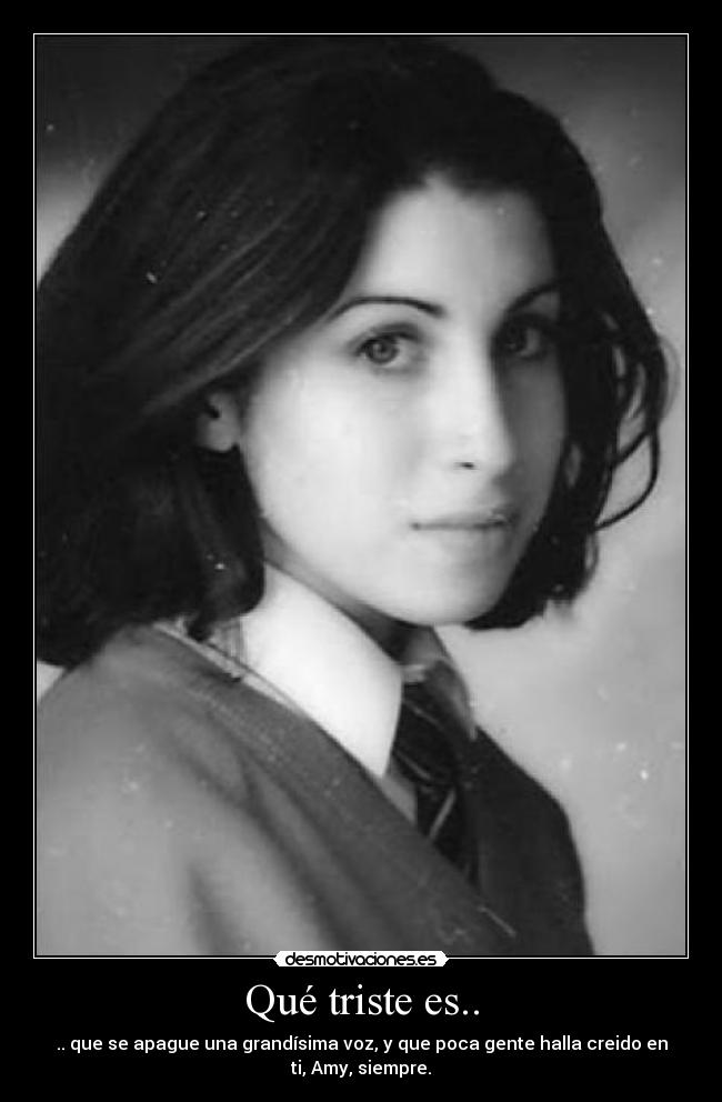 Qué triste es.. -