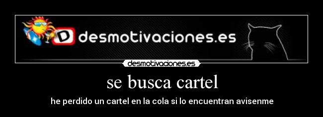 se busca cartel - 