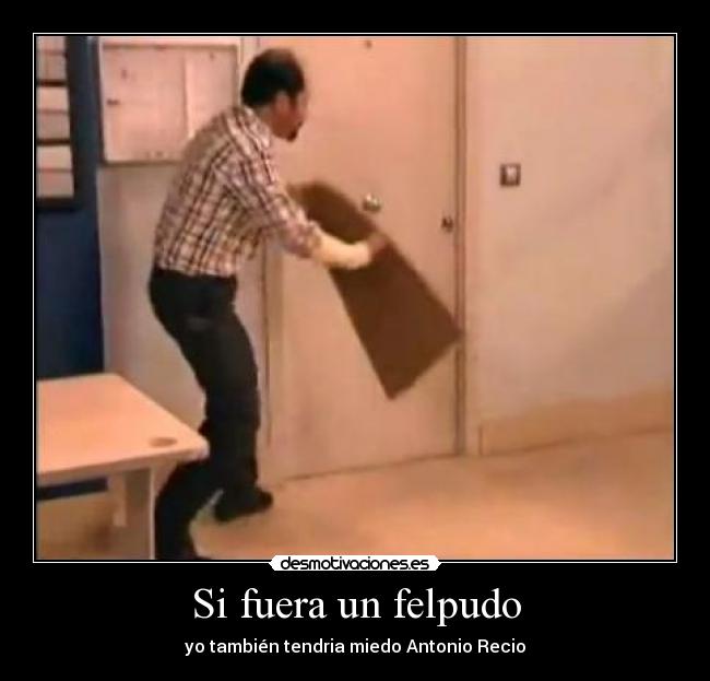 Si fuera un felpudo -