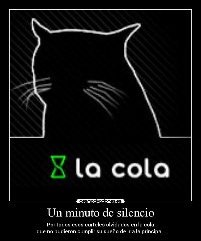 Un minuto de silencio -