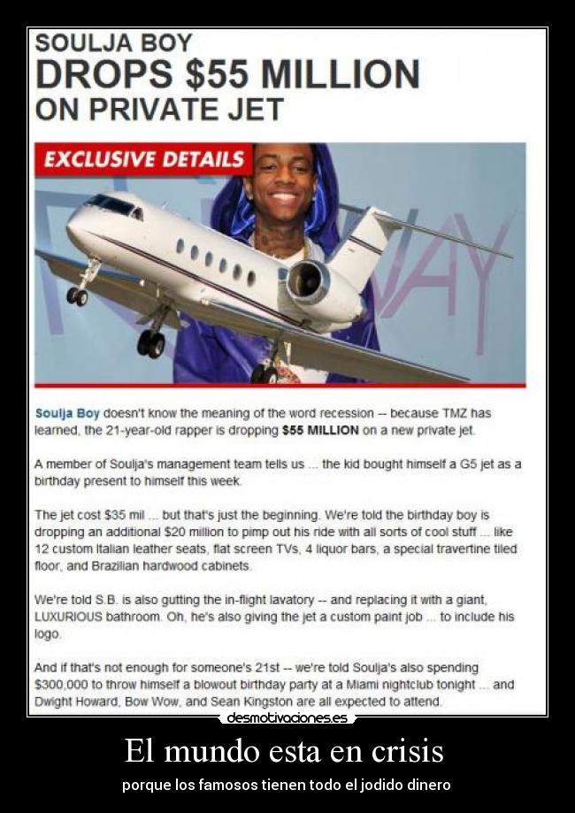 El mundo esta en crisis -