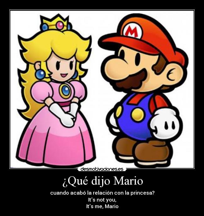 ¿Qué dijo Mario -