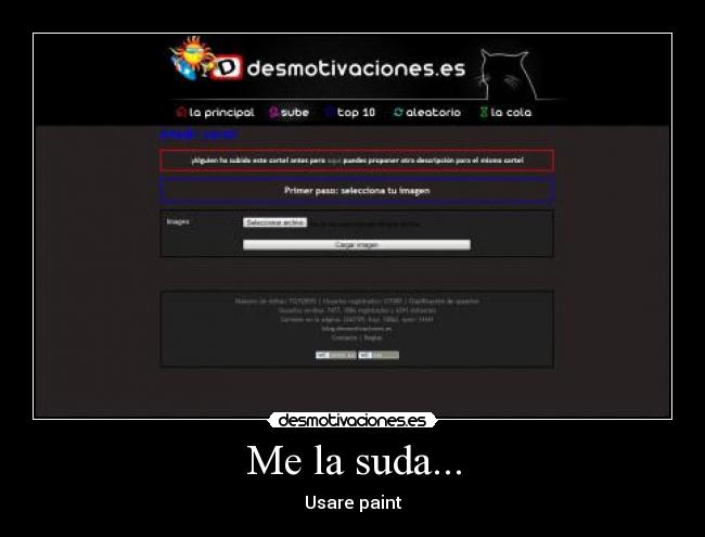 Me la suda... - Usare paint